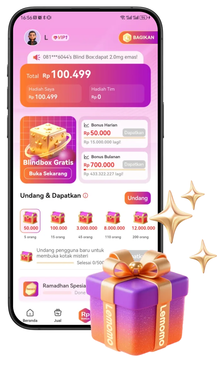 Ajak Teman Dapat Bonus