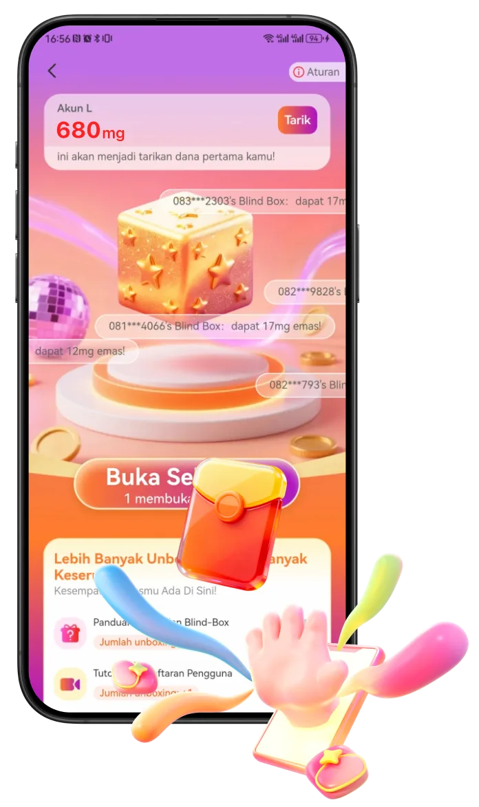 Blind Box Emas Gratis