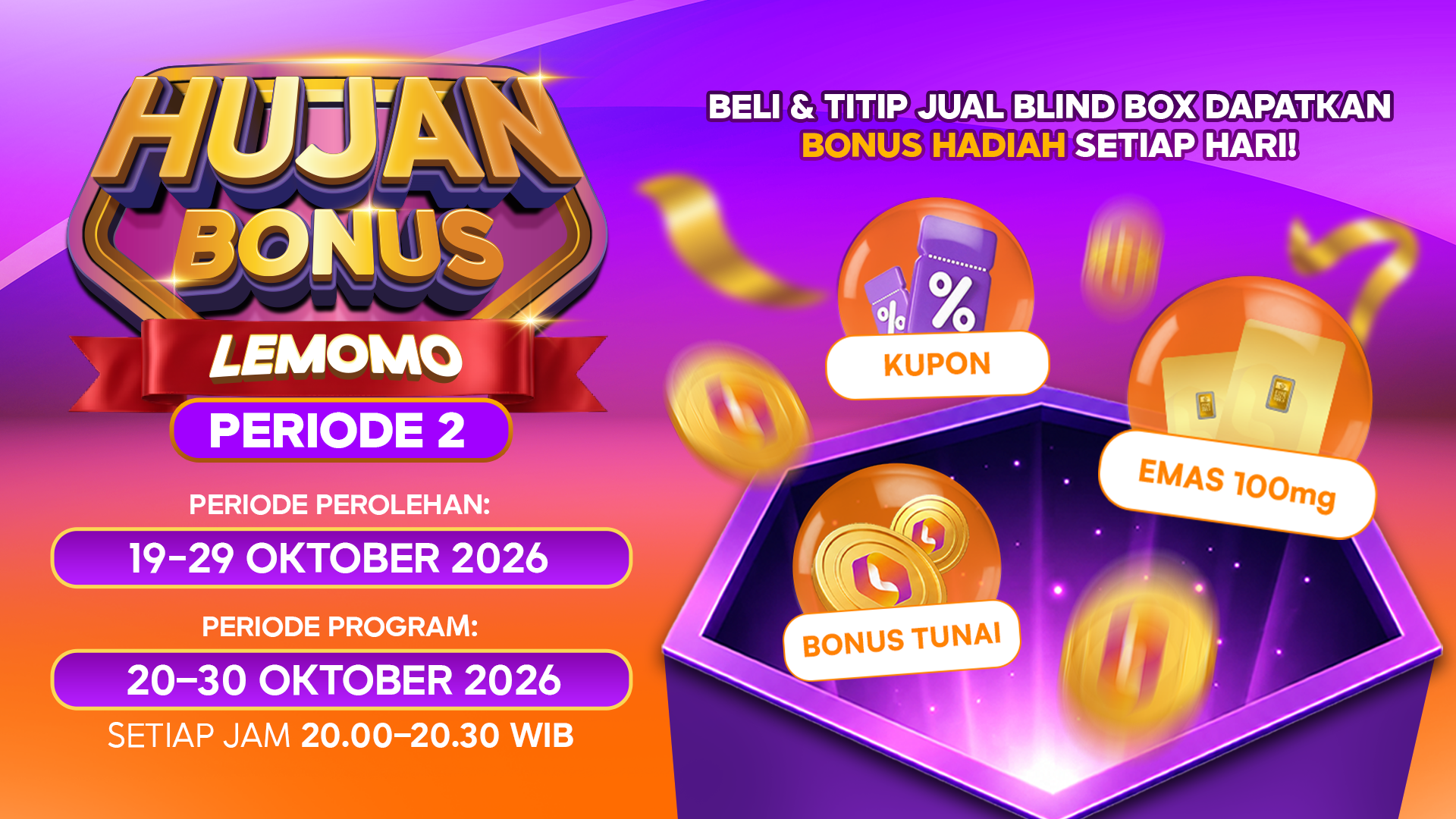hujan bonus lemomo periode 2